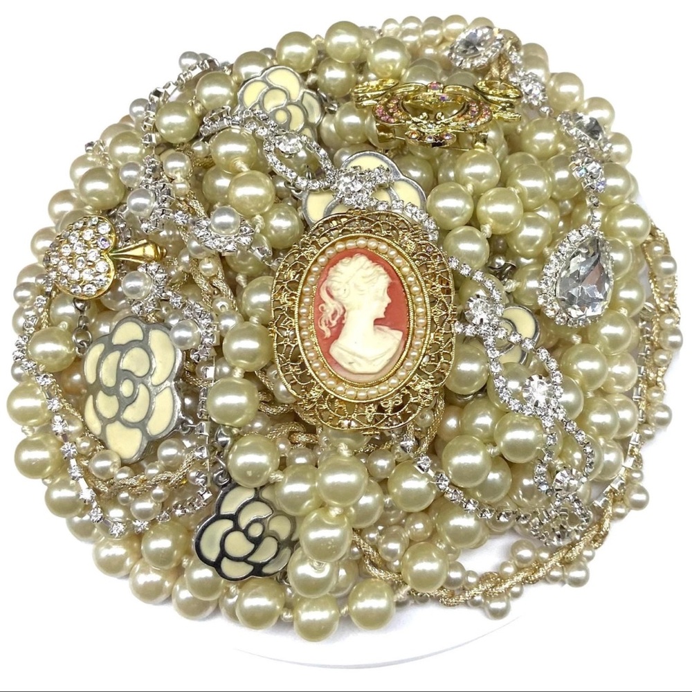 ⚜️Select Choice: 2 LB Wear Repair Junk Craft Jewelry Lot | Vtg Mod Mixed Bulk ⚜️ - Picture 3 of 6